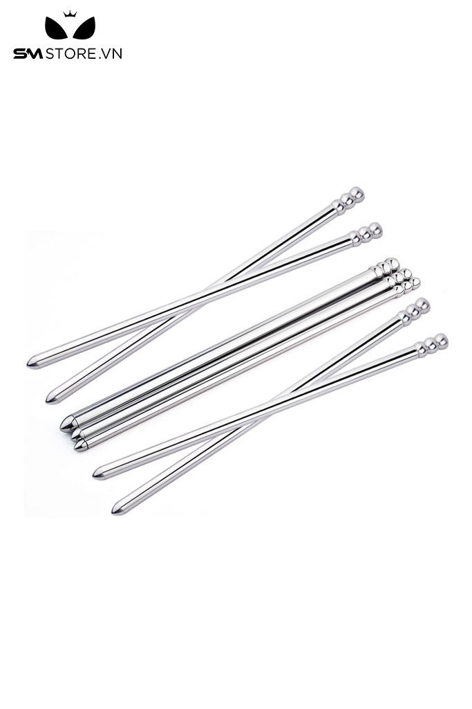 SMT3200 - Sounding inox thông lỗ tiểu với đầu 3 chuỗi hạt