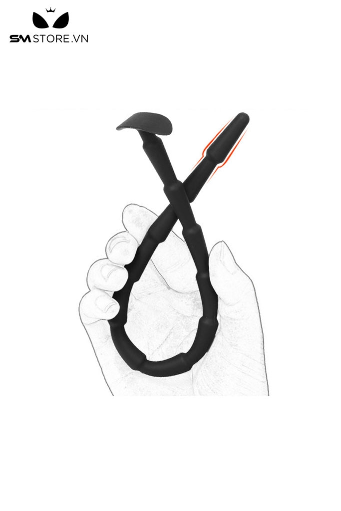 SMT3210 - Sounding silicon kích thích niệu đạo thiết kế hình mũ dài 30cm