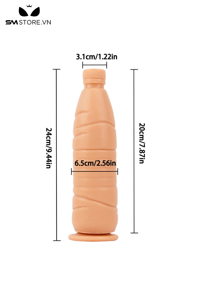 SMT3234 - Dương vật giả silicon ngụy trang hình cái chai dài 20cm