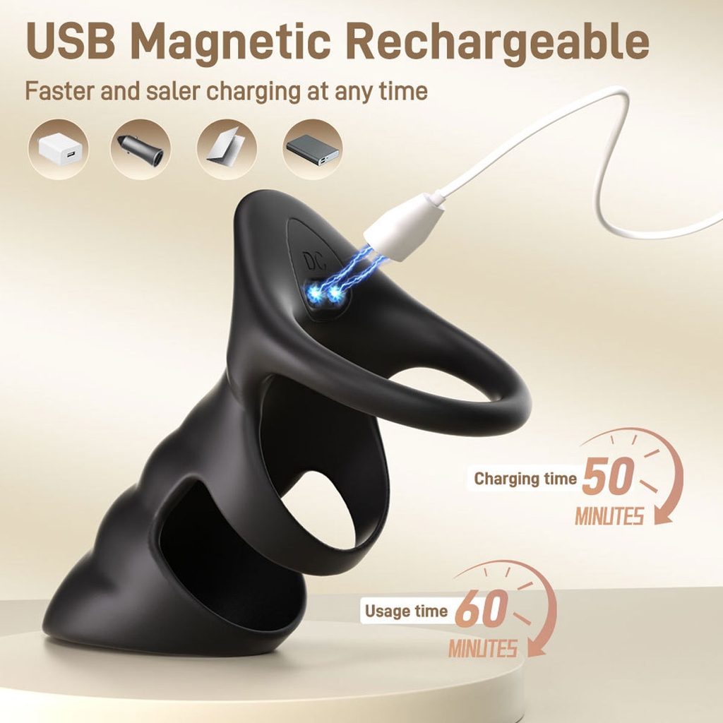 SMT3248 - Vòng đeo dương vật chống xuất tinh sớm dài 125mm