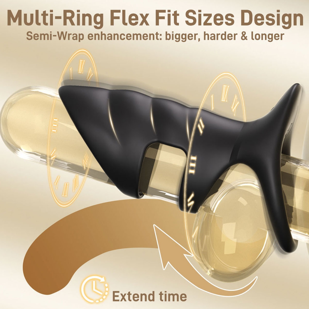 SMT3248 - Vòng đeo dương vật chống xuất tinh sớm dài 125mm