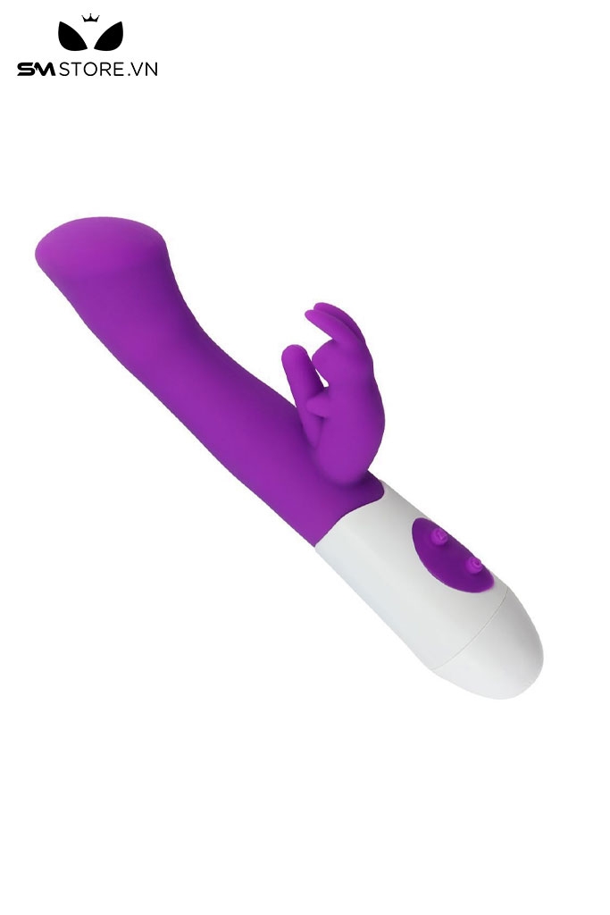 SMT3271 - Máy rung tai thỏ cầm gậy bằng silicon mềm dài 18.5cm