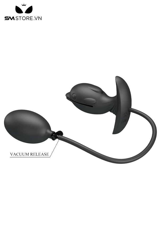 SMT3305 - Anal pump Pretty Love nguỵ trang con cá voi silicon dài 16cm