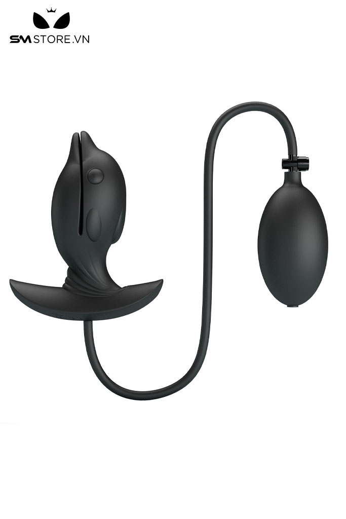 SMT3305 - Anal pump Pretty Love nguỵ trang con cá voi silicon dài 16cm