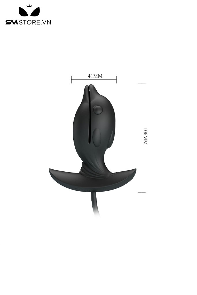 SMT3305 - Anal pump Pretty Love nguỵ trang con cá voi silicon dài 16cm