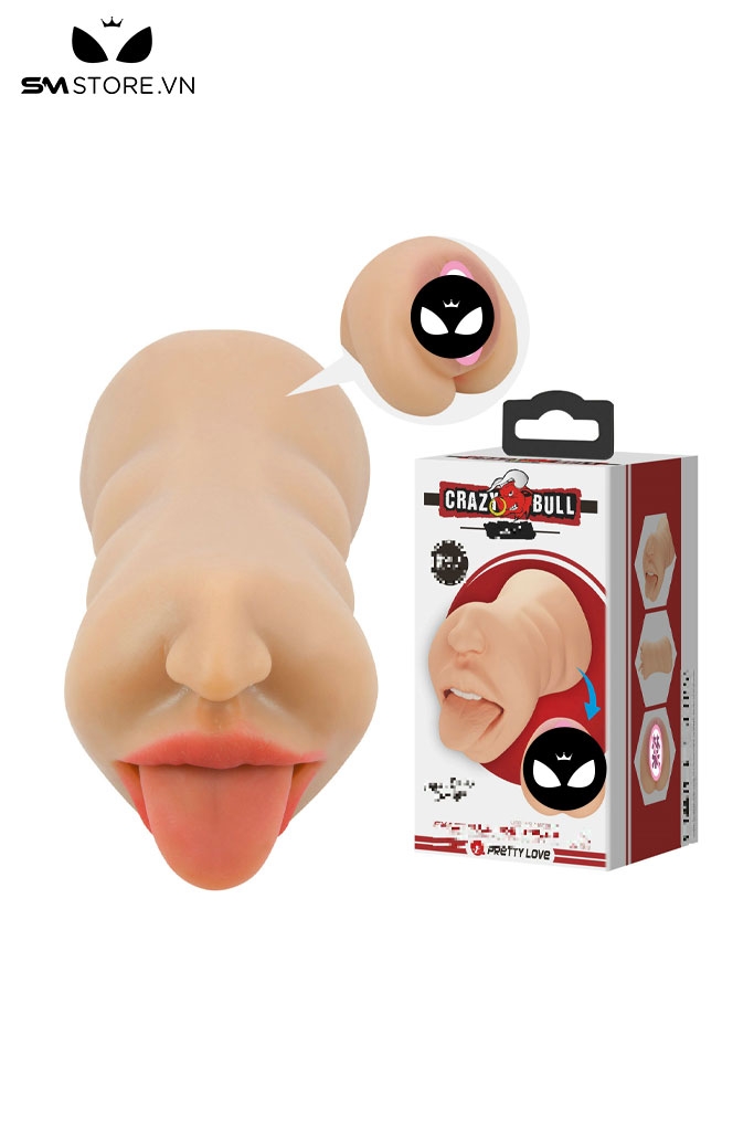 SMT3311 - Âm đạo giả silicon Pretty Love lè lưỡi co giãn dài 18cm