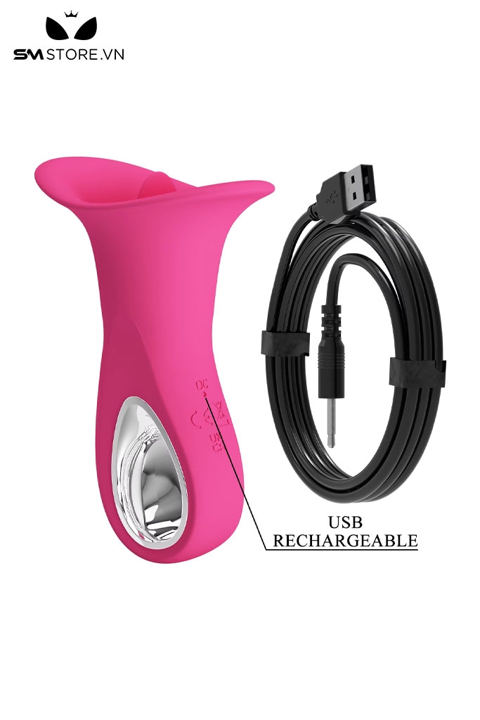 SMT3327 - Lưỡi rung Pretty Love silicon mềm có 12 chế độ chống nước