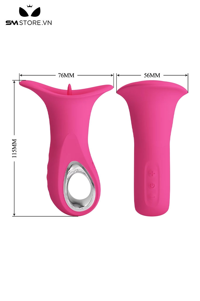 SMT3327 - Lưỡi rung Pretty Love silicon mềm có 12 chế độ chống nước