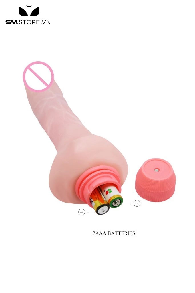 SMT3328 - Máy rung đầu dương vật Baile có gân nổi dài 193mm