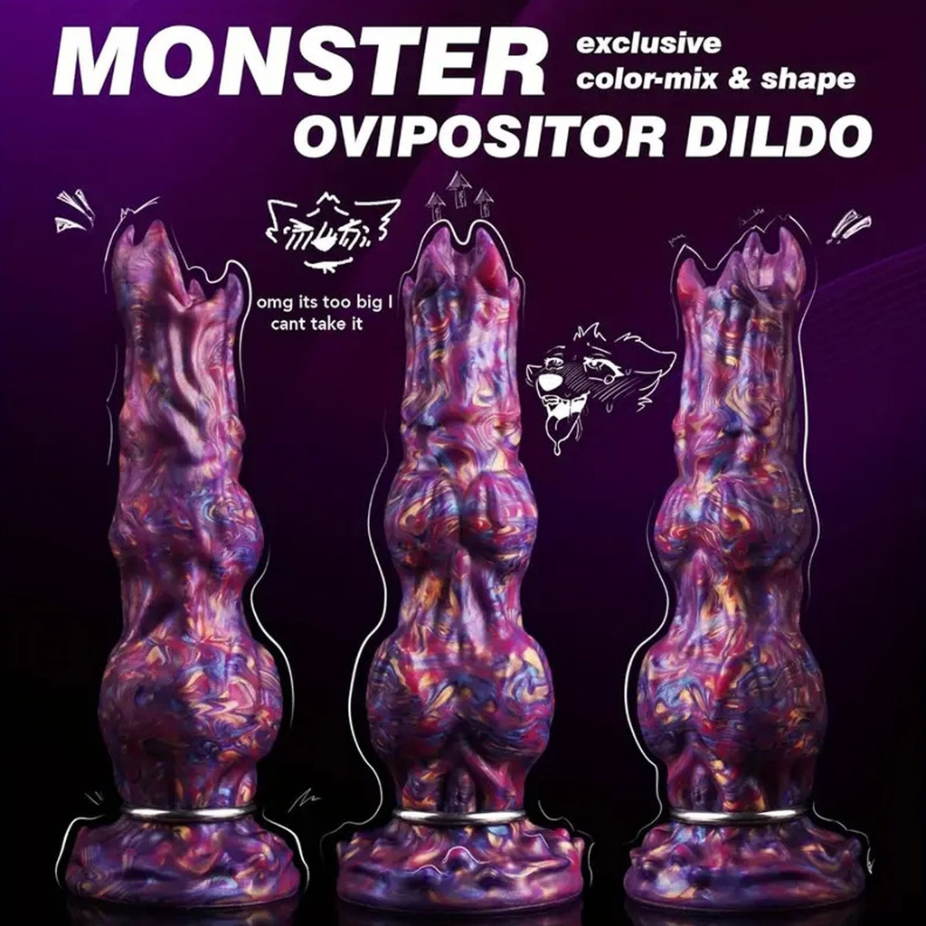 SMT3360 - Chim giả monster bằng silicon đẻ trứng và đế dính tường