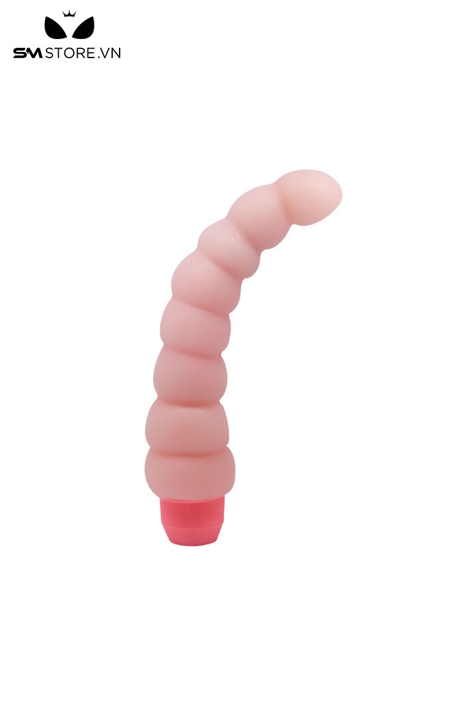 SMT3365 - Anal bead máy rung hậu môn silicon có khớp nối dài 19cm