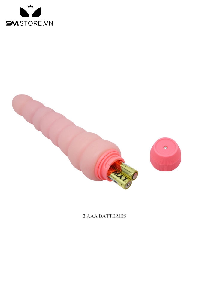 SMT3365 - Anal bead máy rung hậu môn silicon có khớp nối dài 19cm