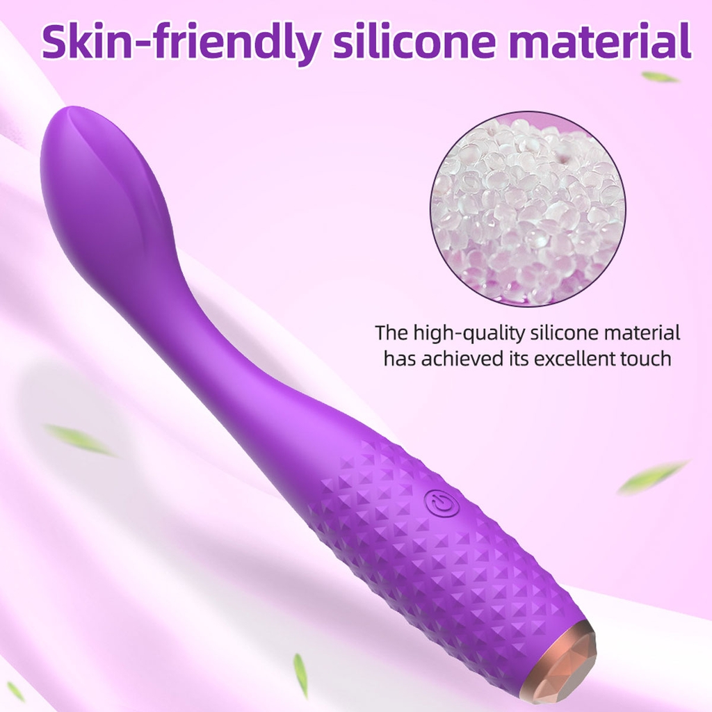 SMT3375 - Máy rung silicon có thể bẻ cong 180 độ và 10 chế độ dài 20cm