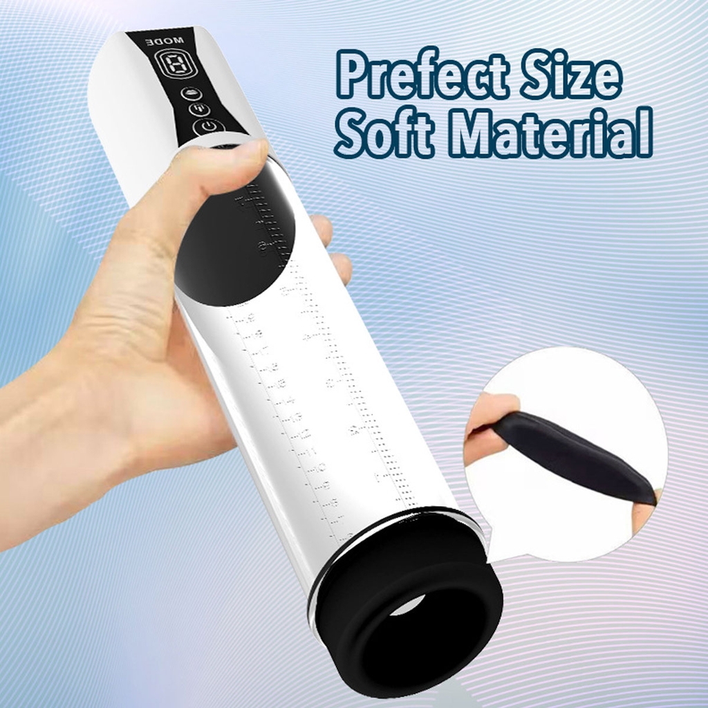 SMT3393 - Máy tập dương vật có vạch chia và 9 tần số hút dài 28.6cm