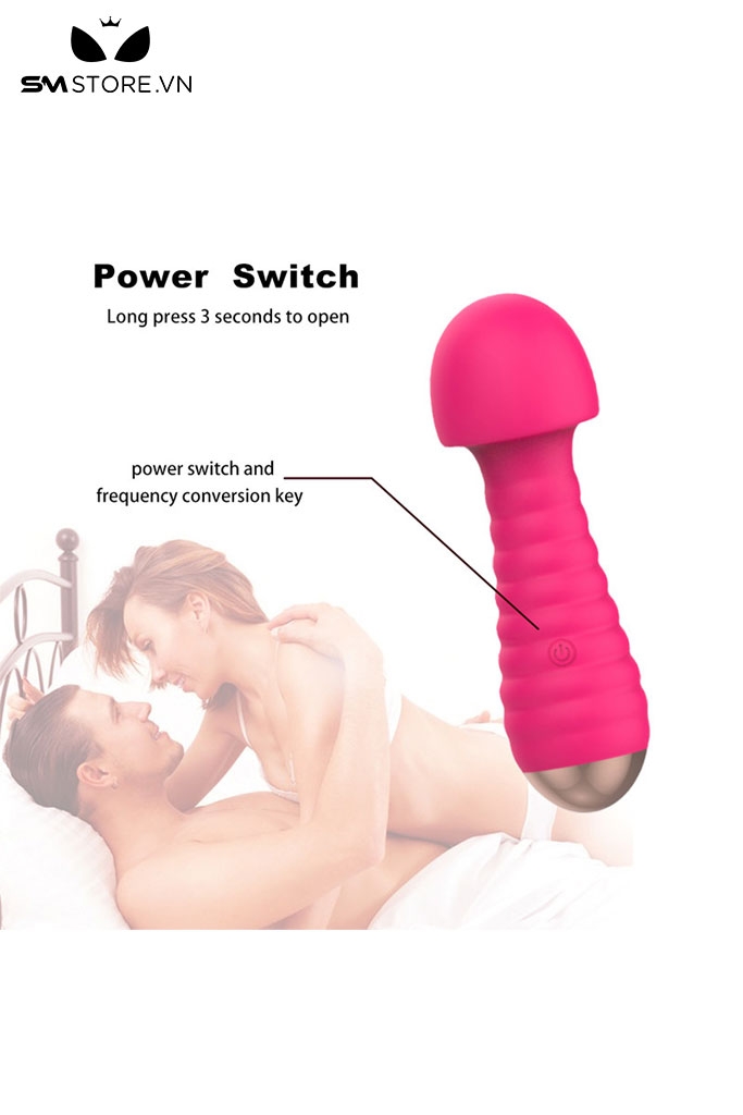 SMT3410 - Chày rung tình yêu ngụy trang hình cây nấm dài 146mm