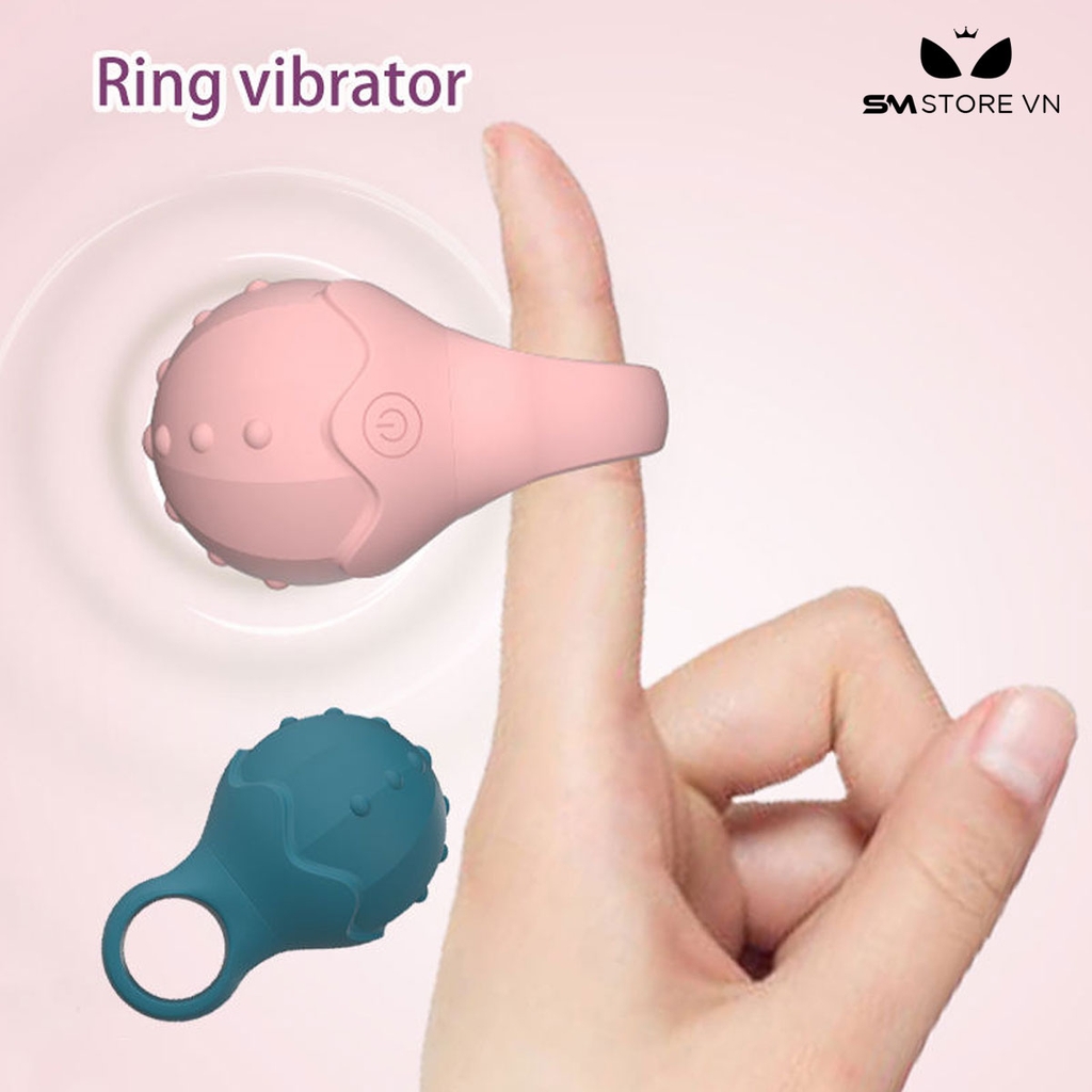 SMT3424 - Máy rung âm vật mini ngụy trang nhẫn có bi nổi dài 6.5cm