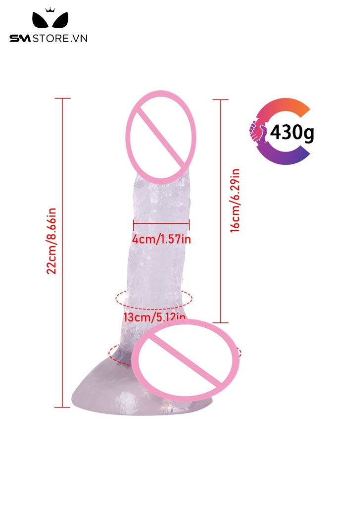 SMT3463 - Cu giả có đế gắn tường chắc silicon co giãn dài 22cm