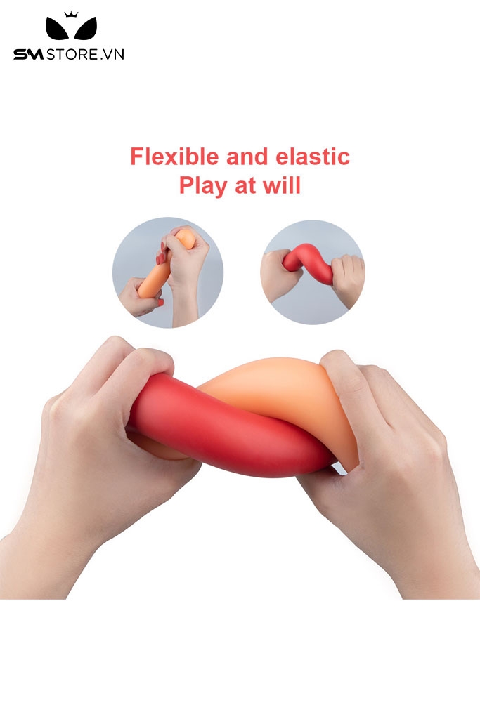 SMT3467 - Dương vật giả ngụy trang cây xúc xích trơn dài 18cm