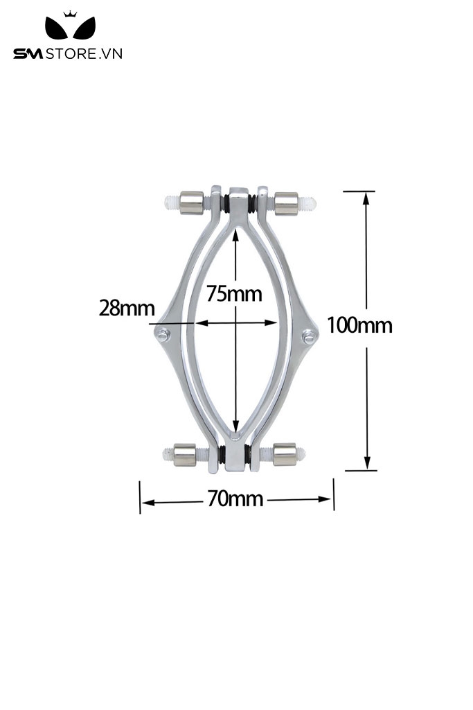 SMT3567 - Dụng cụ banh âm đạo kích điện có nút điều chỉnh dài 10cm