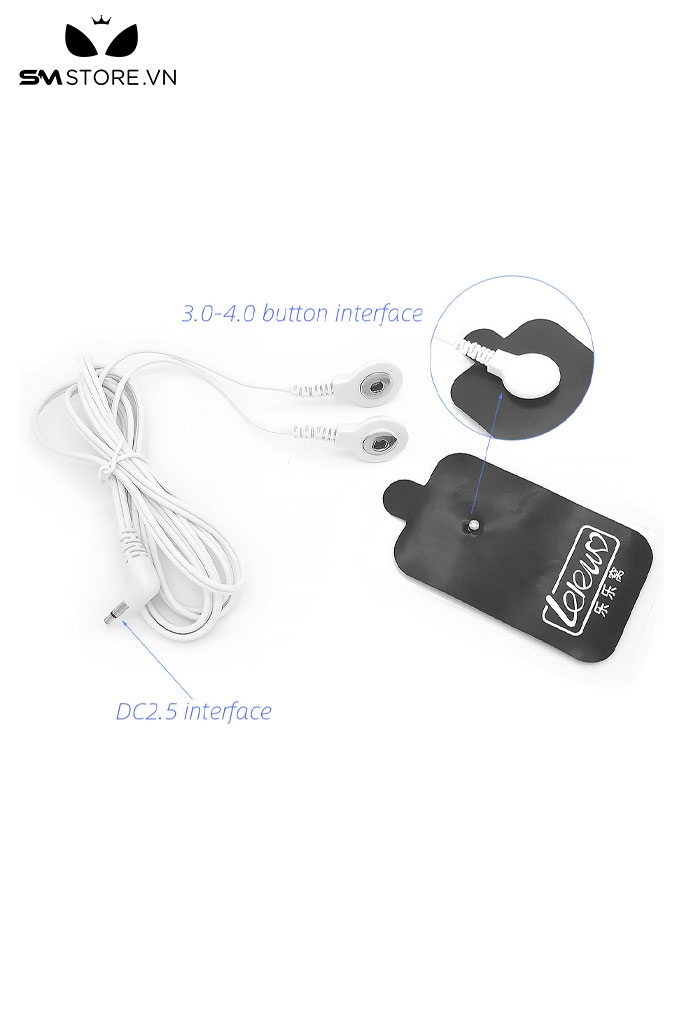 SMT3571 - Sounding niệu đạo kích điện dạng bi nối mix miếng dán dài 13cm