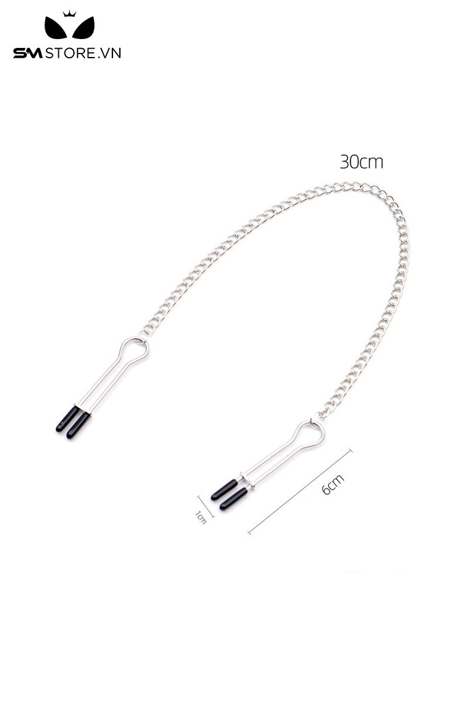 SMT3627 - Kẹp ti hình chữ U có nút chỉnh có dây bi liền bằng kim loại