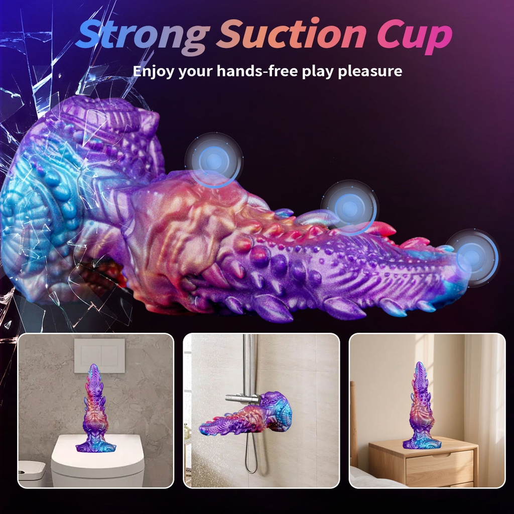 SMT3639 - Cu giả monster có gai silicon khổng lồ bao quanh dài 21cm