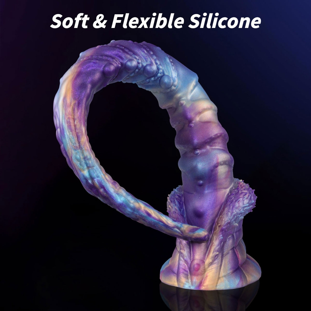 SMT3665 - Đồ chơi hậu môn anal long silicon có bi nổi dài 44.5cm