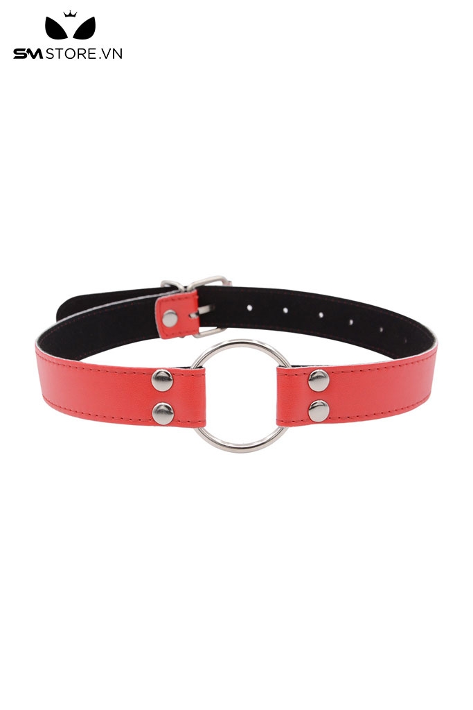SMT3697 - Ring gag inox không gỉ có quai đeo điều chỉnh được dài 65cm