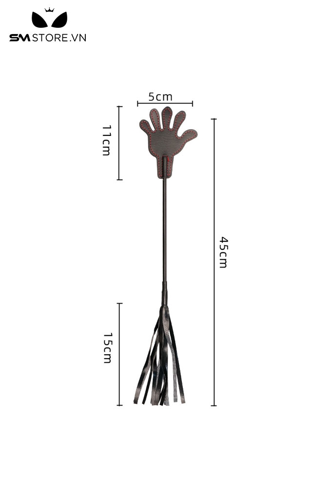 SMT3756 - Roi da tình yêu hình bàn tay dài 45cm với tua rua tay cầm