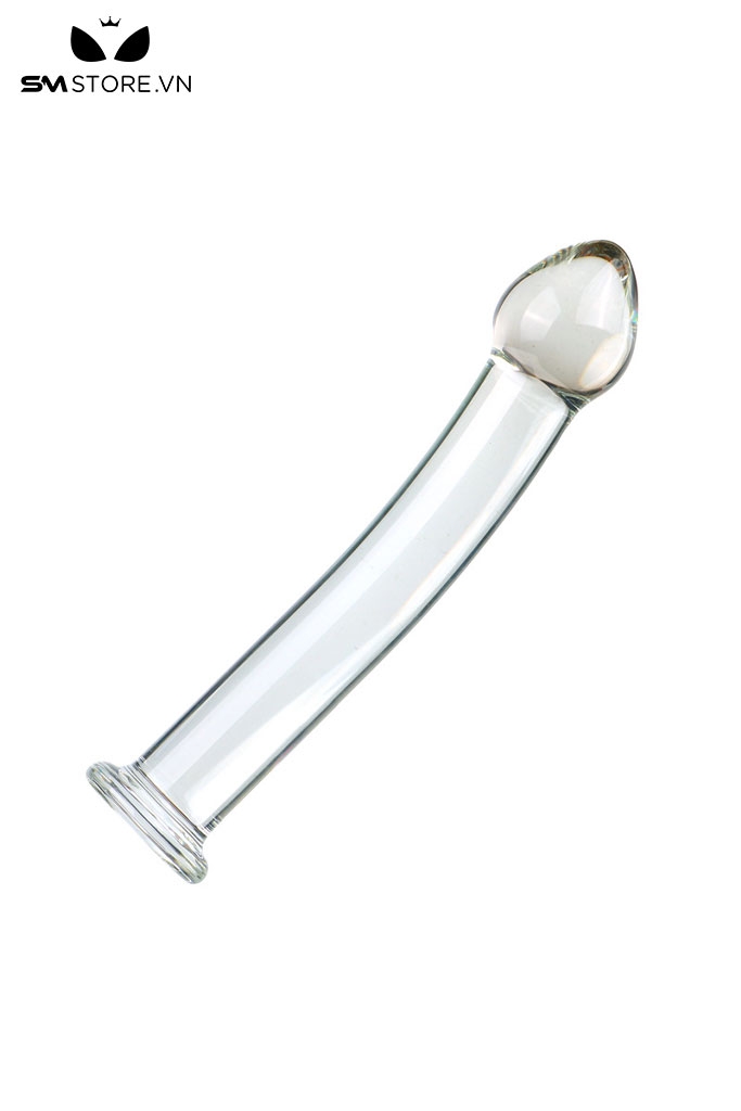 SMT3768 - Đồ chơi hậu môn chất liệu thủy tinh trơn đầu nhọn dài 18cm