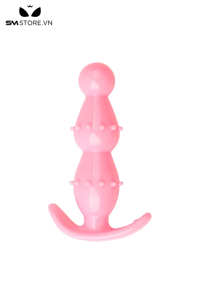 SMT3773 -  Anal bead có bi nổi thiết kế 3 tầng hạt với phần đế cong