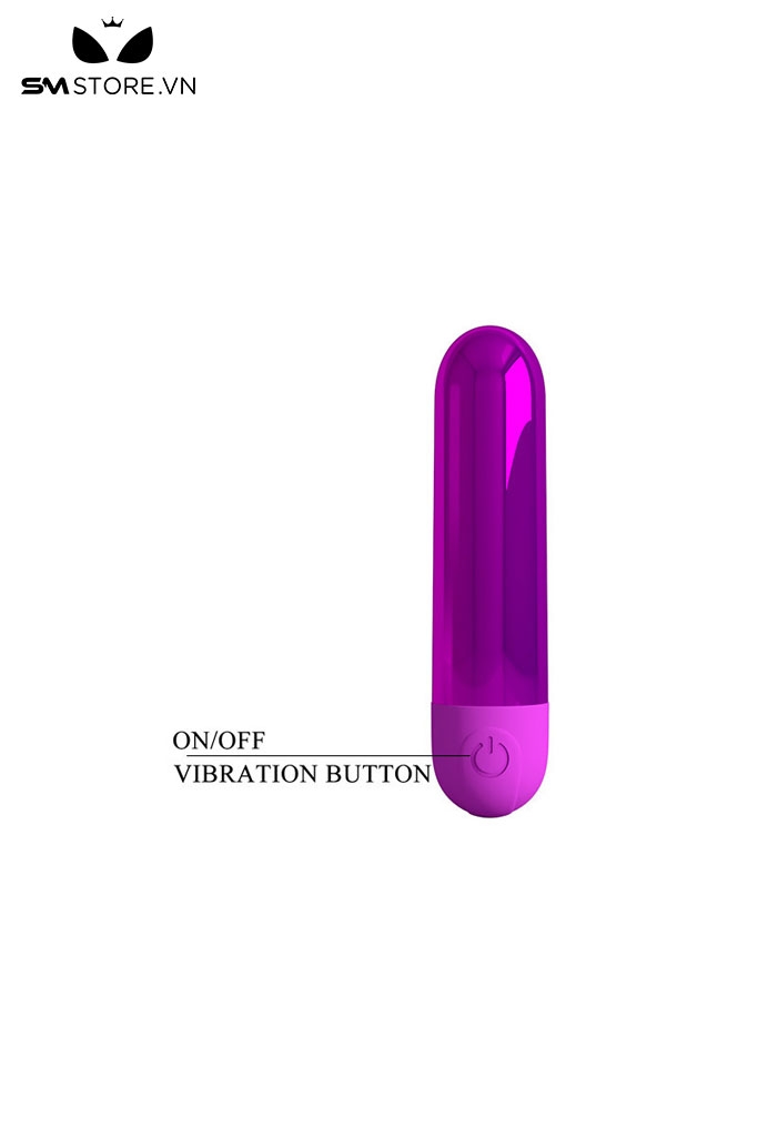 SMT3810 - Trứng rung mini silicon Pretty Love có 10 tần số dài 80mm