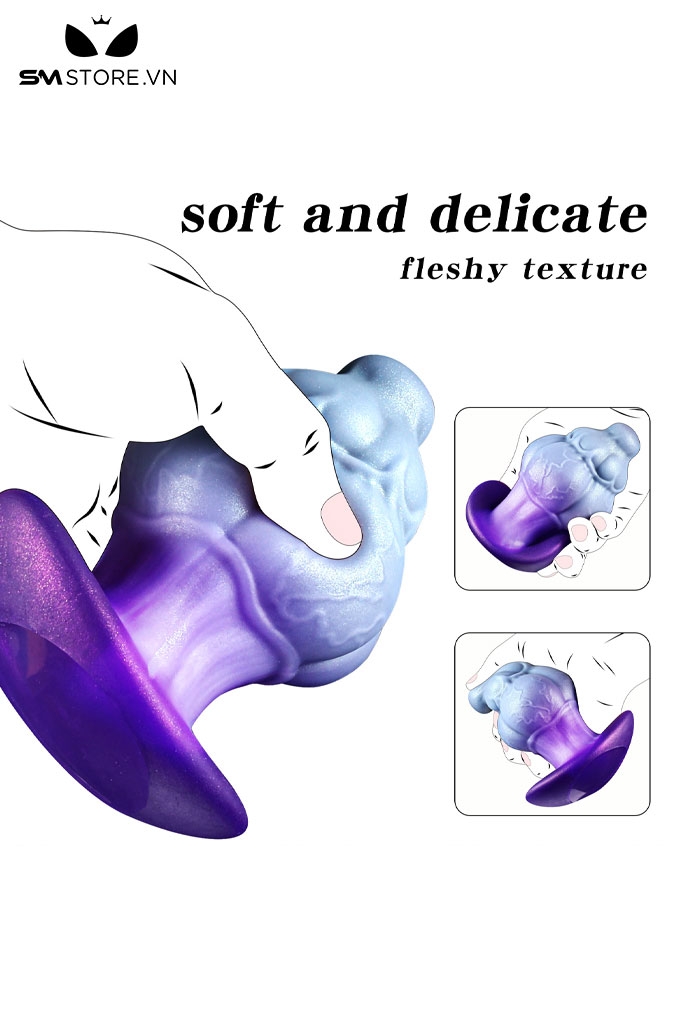 SMT3813 - Đồ chơi hậu môn huge anal đầu dương vật với đế cong