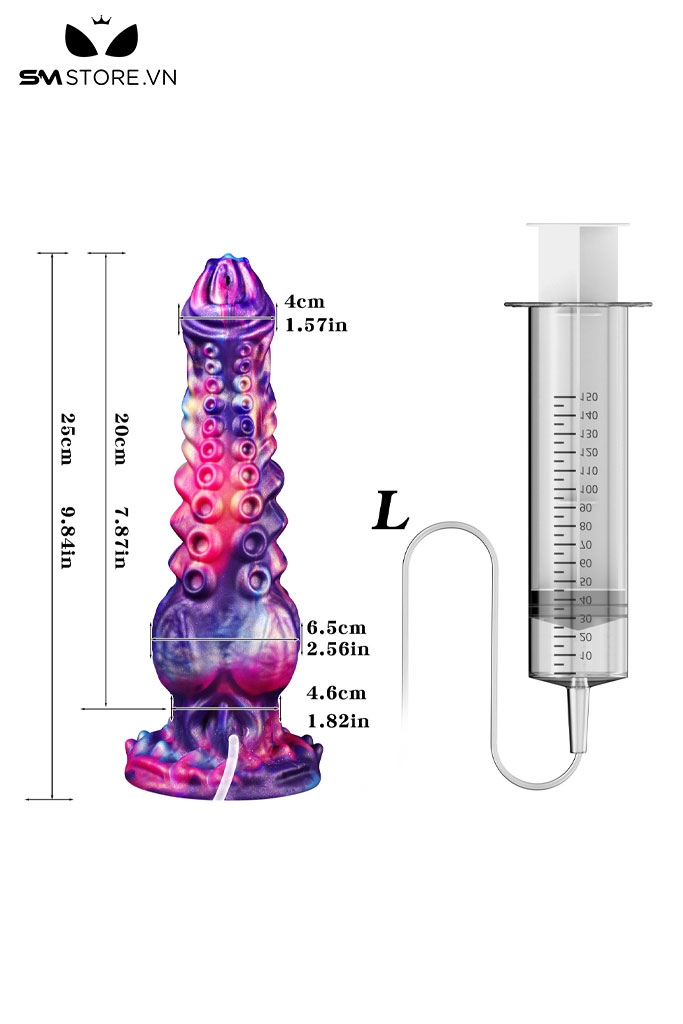 SMT3838 - Dương vật giả monster bắn tinh có xúc tu bạch tuộc