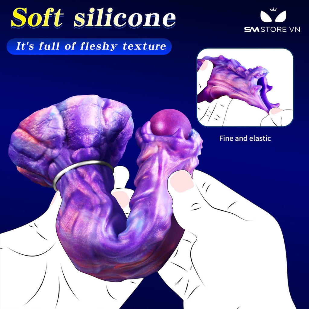 SMT3840 - Dương vật giả monster bắn trứng dài 20cm silicon gắn tường