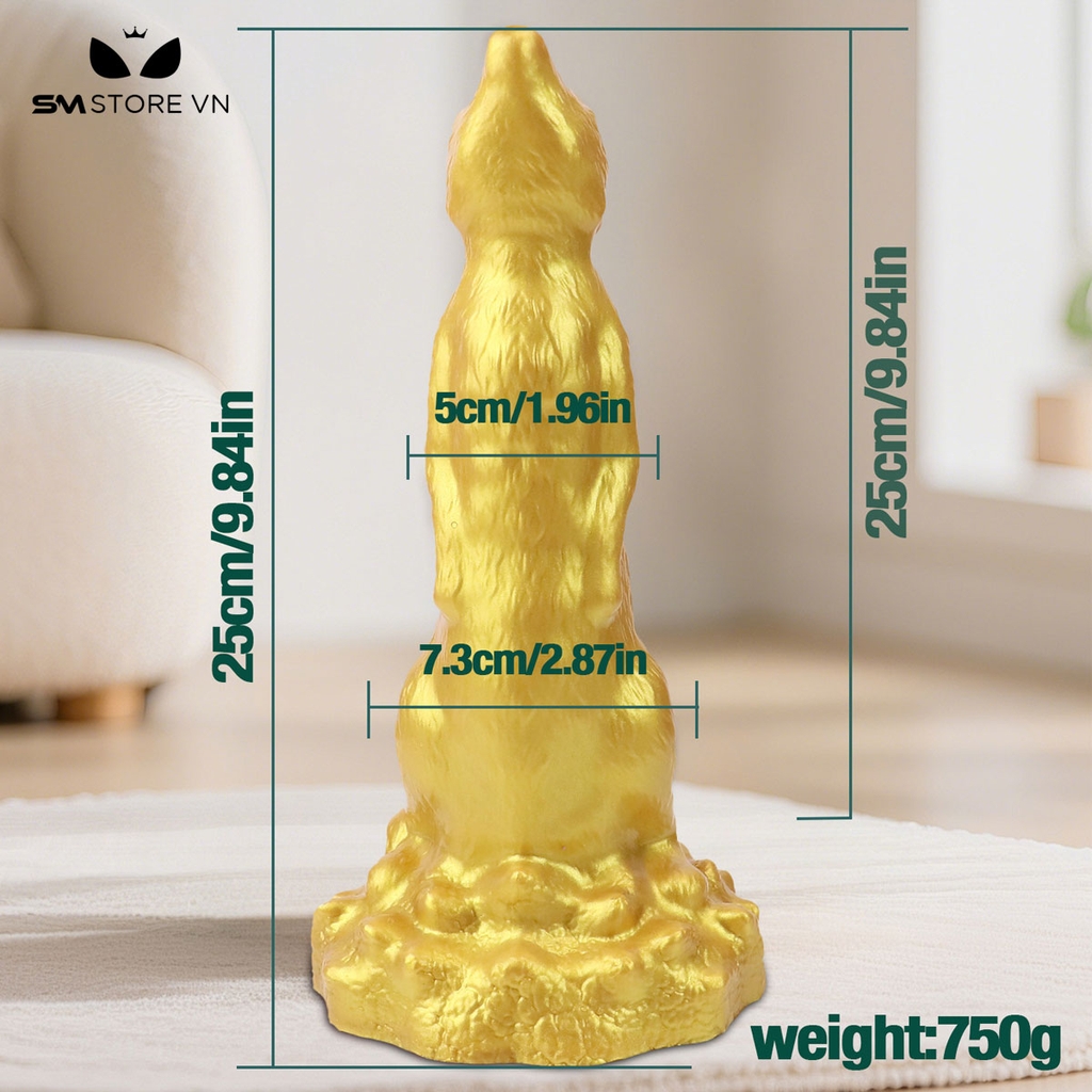 SMT3844 - Dương vật giả hình con hải cẩu biển dài 25cm đế gắn tường