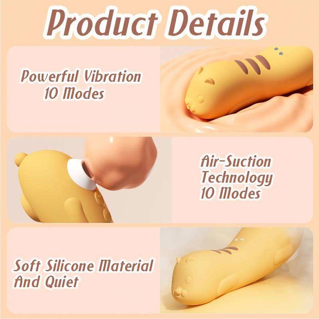 SMT3882 - Máy rung hút con mèo lười điều khiển qua APP có 10 chế độ