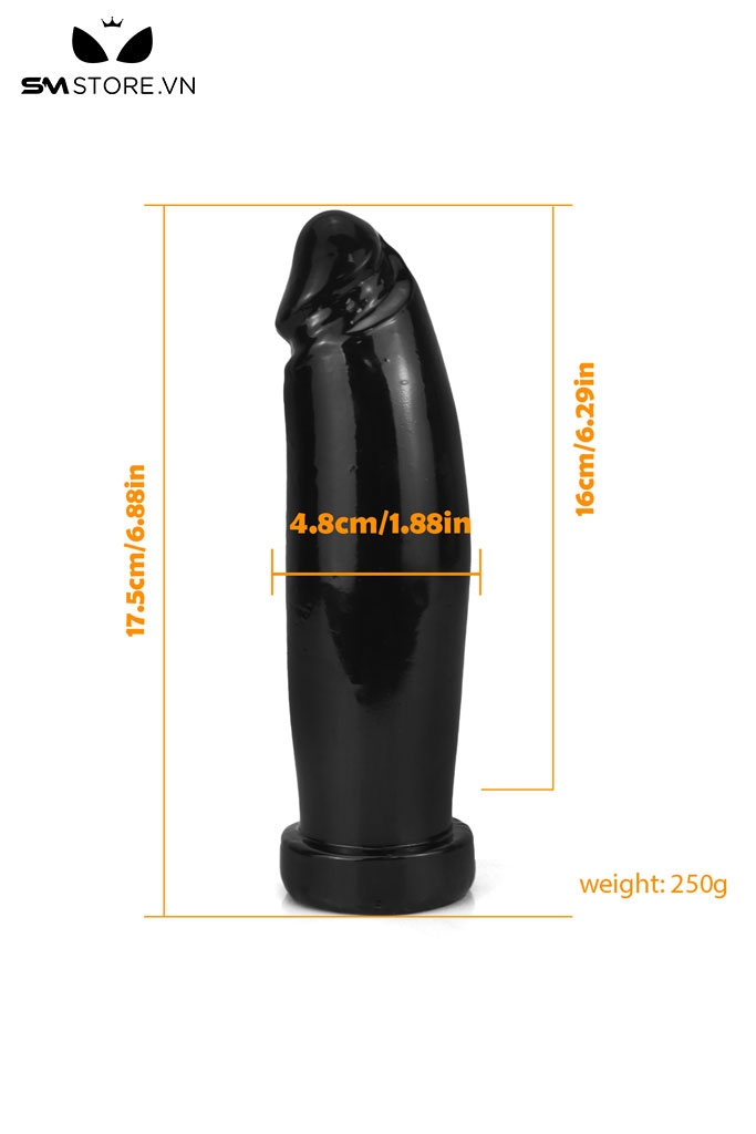 SMT3920 - Dương vật giả mini đế gắn tường bằng silicon dài 17.5cm