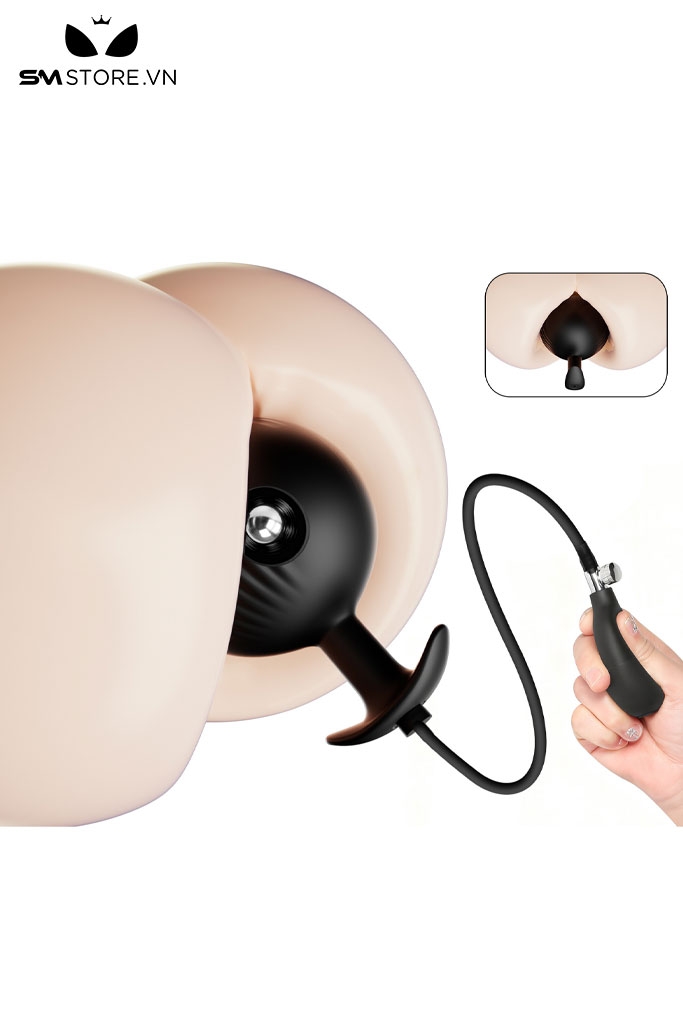 SMT3950 - Anal pump bên trong có 3 hạt bi lăn inox chất liệu silicon mềm