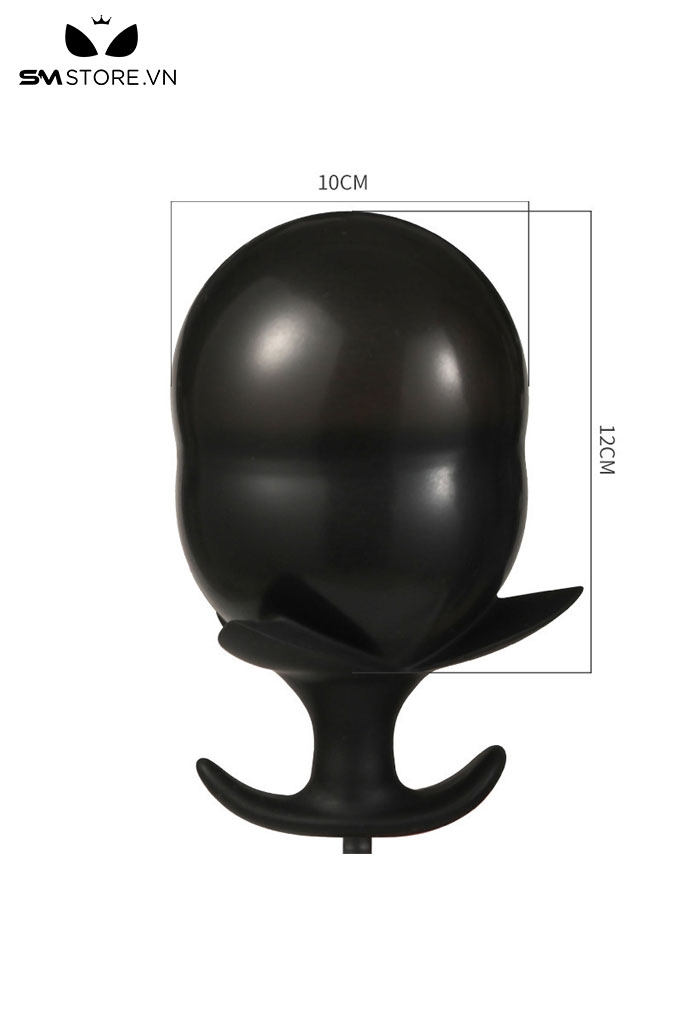 SMT3952 - Anal pump silicon co giãn hình cánh hoa ôm thân dài 9.8cm