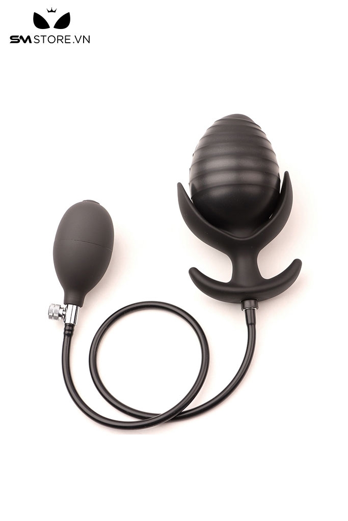 SMT3953 - Anal pump hậu môn hình nụ hoa dài 10cm silicon đàn hồi