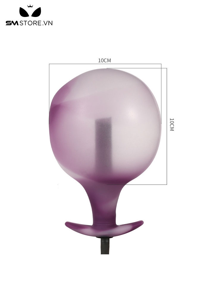 SMT3955 - Anal pump với dương vật giả trong suốt silicon mềm dài 11cm
