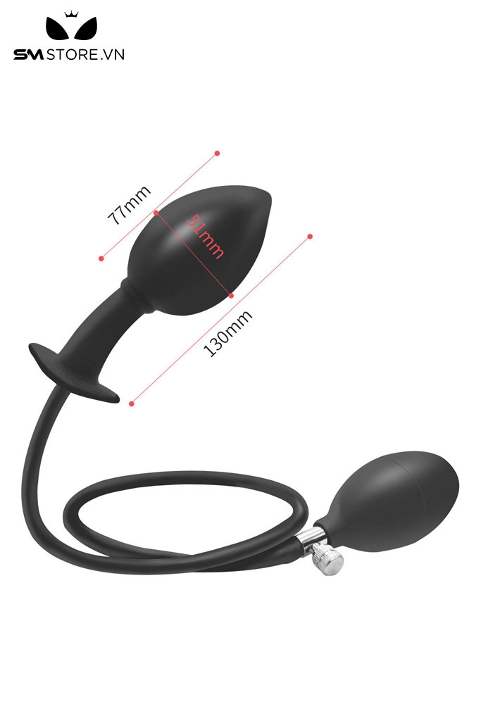 SMT3956 - Đồ chơi hậu môn anal pump trơn nhọn silicon dài 13cm
