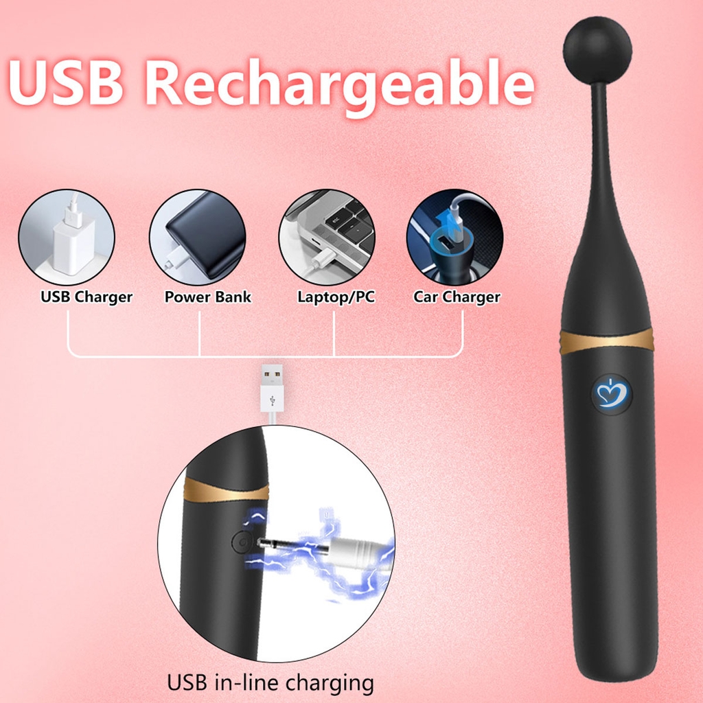 SMT3977 - Dụng cụ kích thích điểm G bằng silicon có 3 đầu thay thế dài 20cm