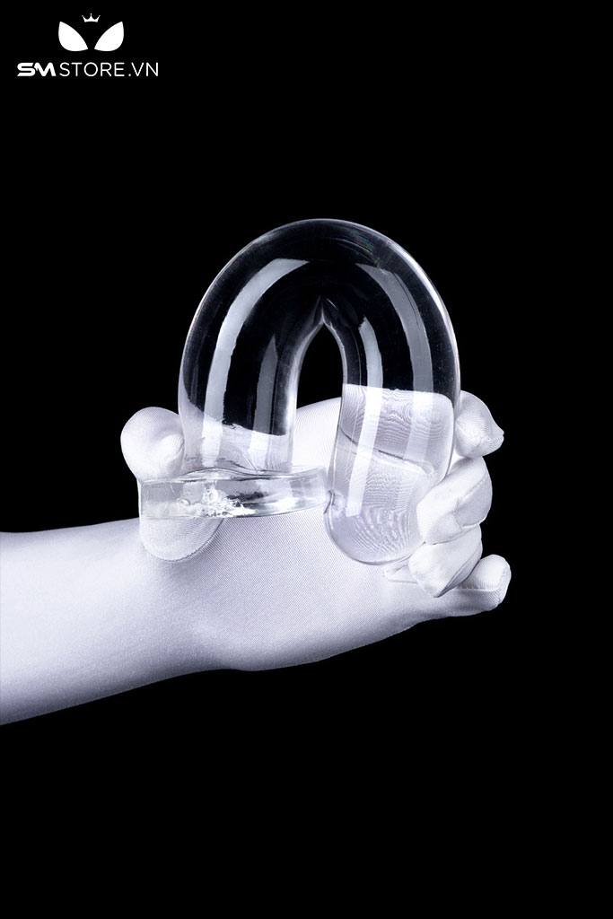 SMT4000 - Long anal silicon trong suốt đế gắn tường có 3 kích cỡ