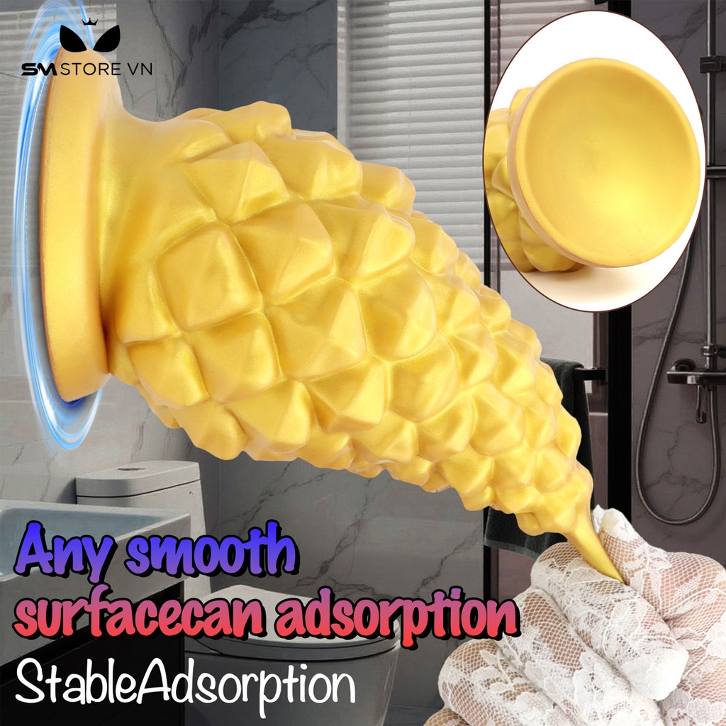 SMT4048 - Anal huge quả thông thuôn nhỏ hình giọt nước đế gắn tường
