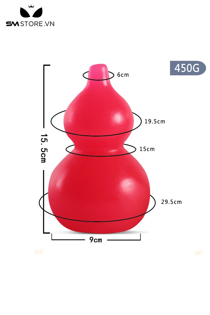 SMT4086 - Hậu môn giả silicon mềm thiết kế quả hồ lô dài 15.5cm