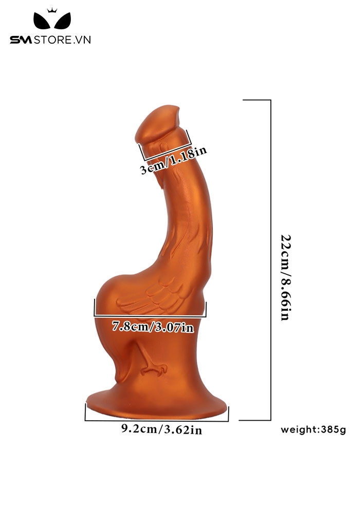 SMT4104 - Dương vật giả ngụy trang con gà trống đế gắn tường
