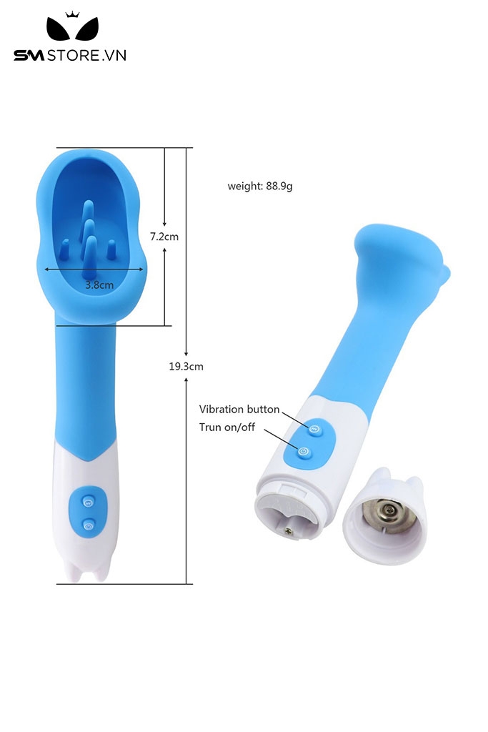 SMT4110 - Máy rung ngụy trang bàn chải có 10 chế độ silicon mềm