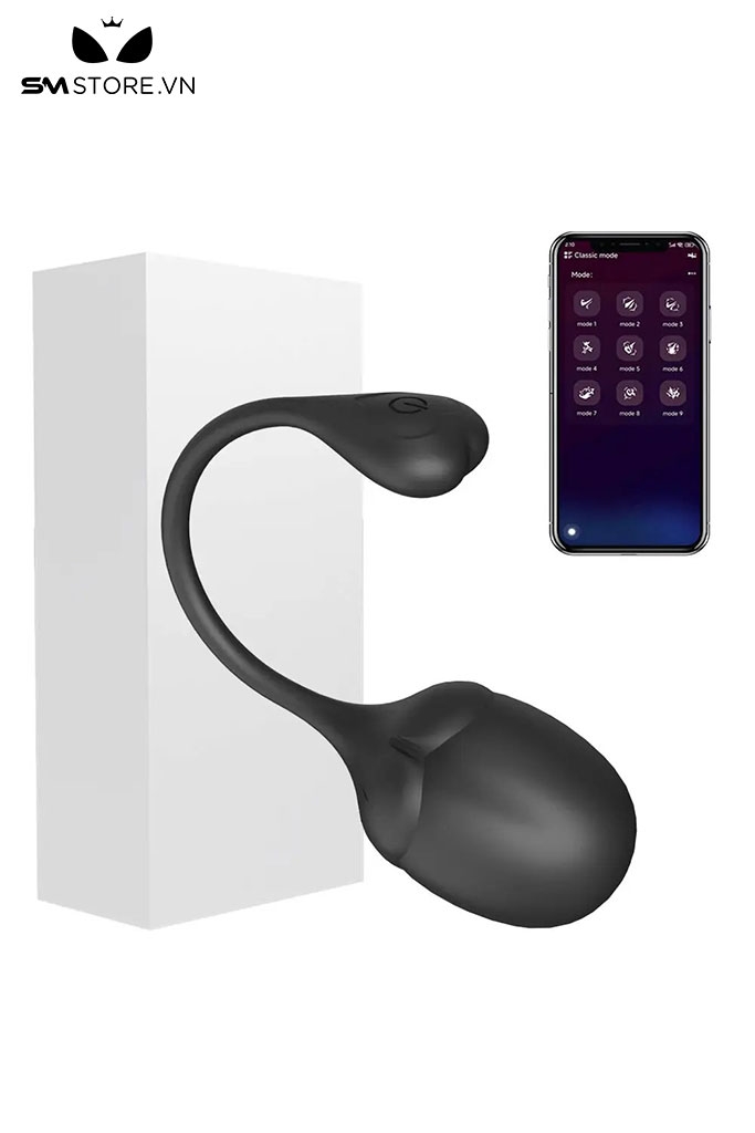 SMT4127 - Trứng rung 2 đầu ngụy trang quả táo điều khiển qua APP